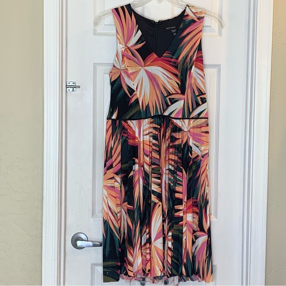 Maggy London Floral Tropical Print Dress Size 14
